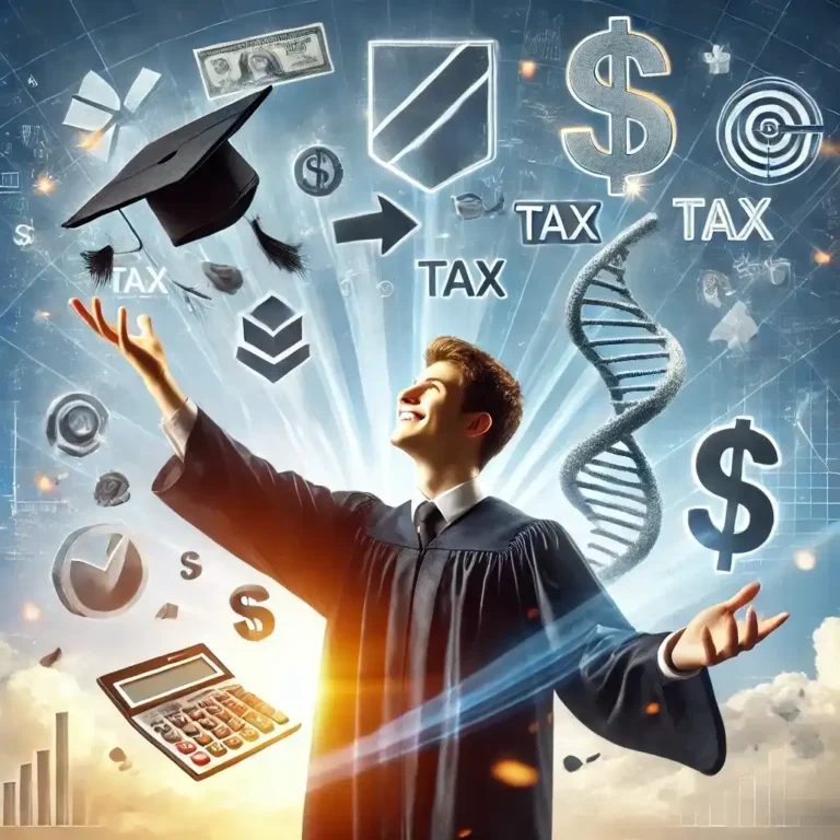 Graduate celebrating benefits of a 529 savings plan.