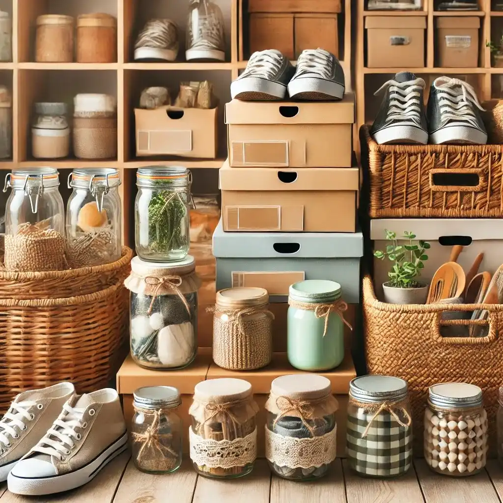 DIY Storage Hacks: Repurposed Jars, Shoe Boxes, and Baskets for Budget-Friendly Organization